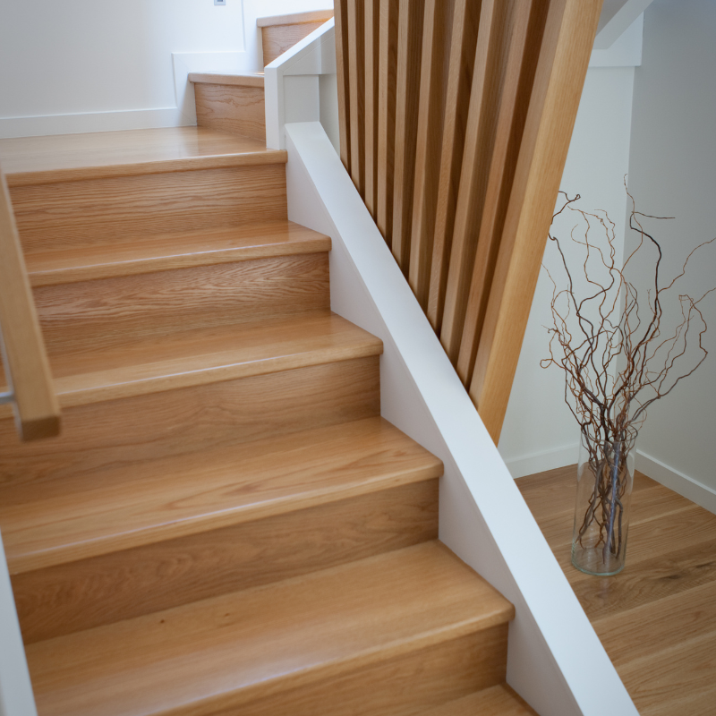American White Oak, Ngaio Home – Floor and Stairs